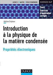 Couverture de INTRODUCTION A LA PHYSIQUE DE LA MATIERE CONDENSEE