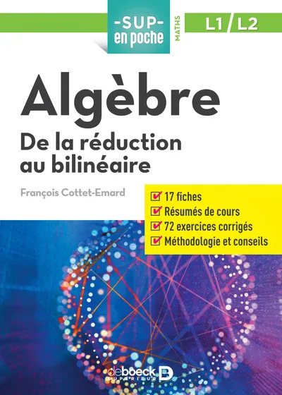 Couverture de Algèbre de la réduction au bilinéaire