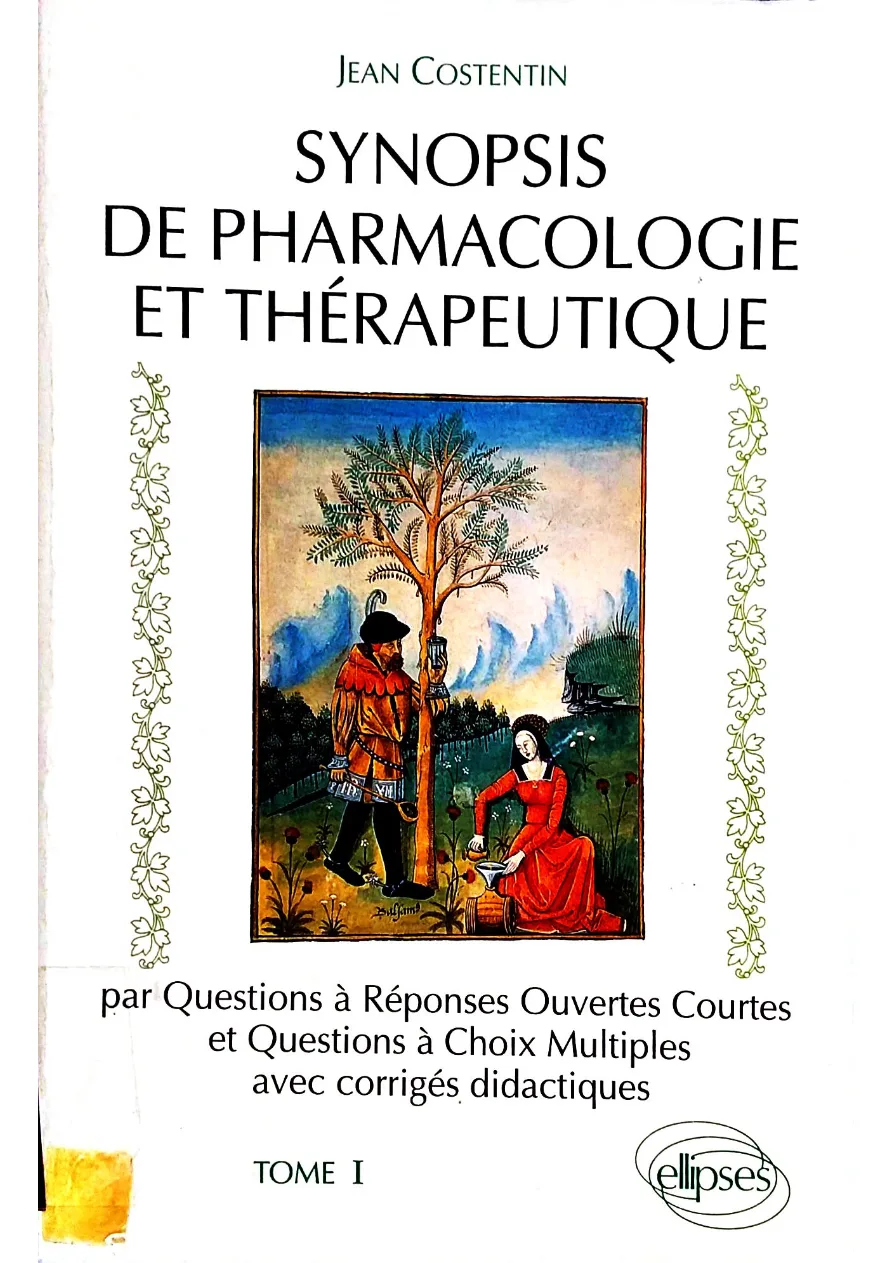 Couverture de Synopsis de pharmacologie et thérapeutique