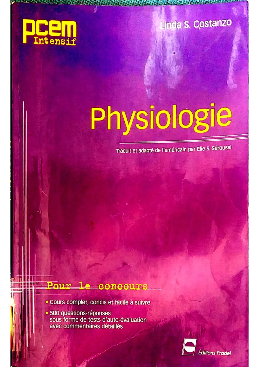 Couverture de Physiologie