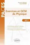 Couverture de Exercices et QCM de physique