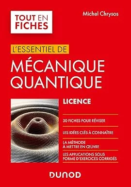 Couverture de MECANIQUE QUANTIQUE