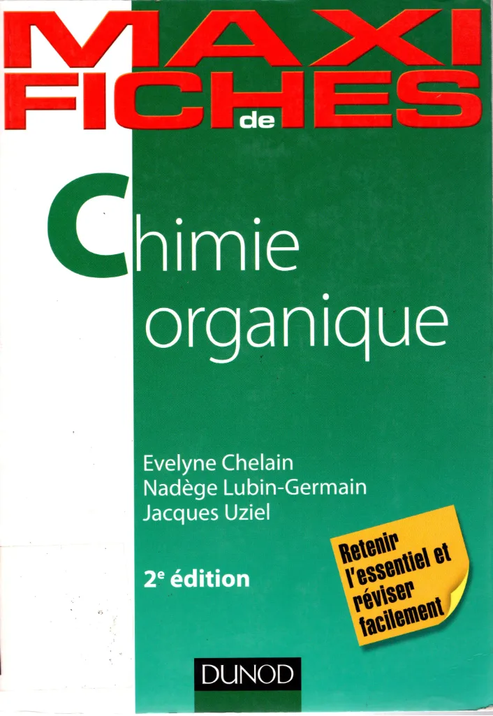 Couverture de Chimie organique