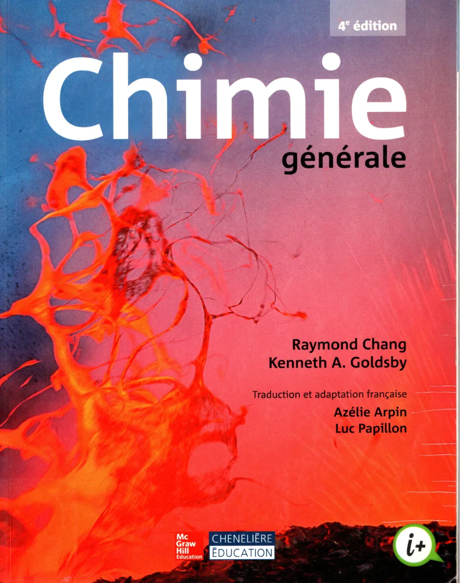 Couverture de Chimie générale