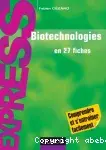 Couverture de Biotechnologies en 27 fiches