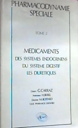Couverture de Pharmacodynamie spéciale