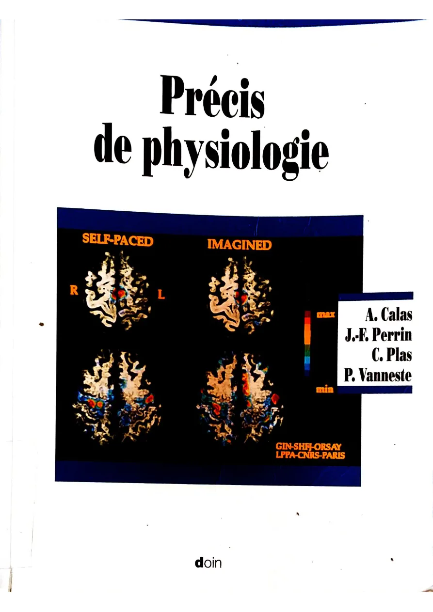Couverture de Précis de physiologie