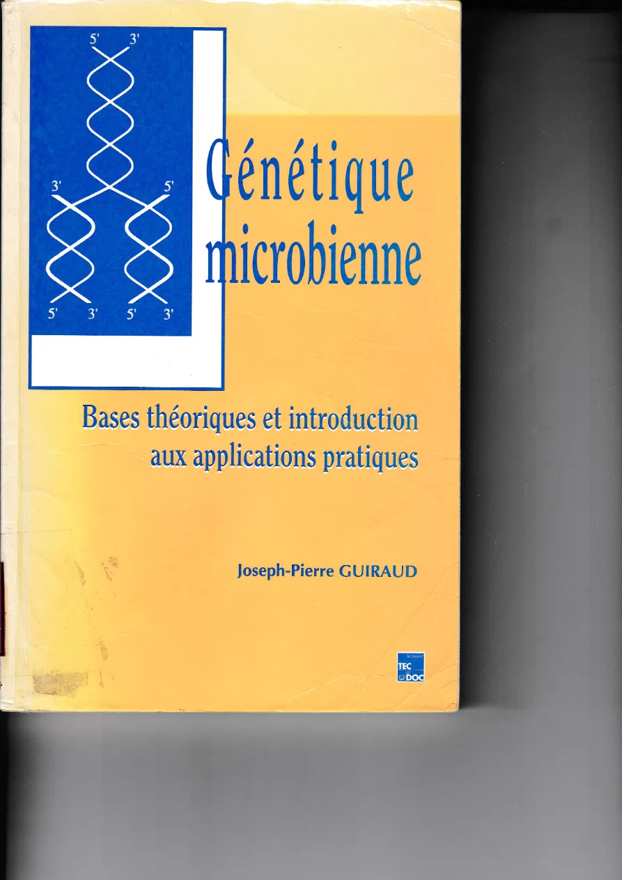 Couverture de Génétique microbienne
