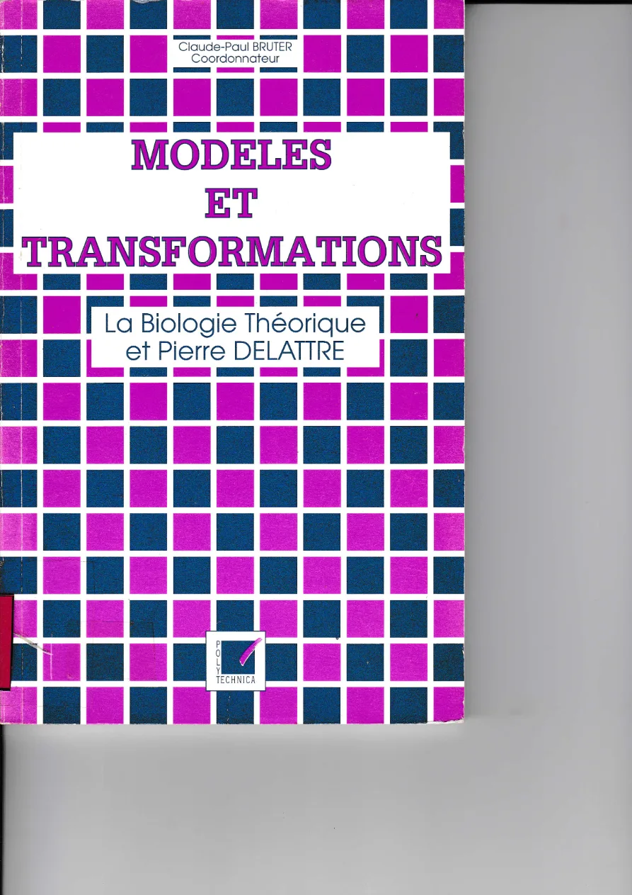 Couverture de Modèles & transformations