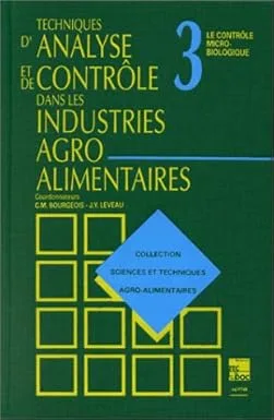 Couverture de Techniques d'analyse et de contrôle dans les industries agro-alimentaires
