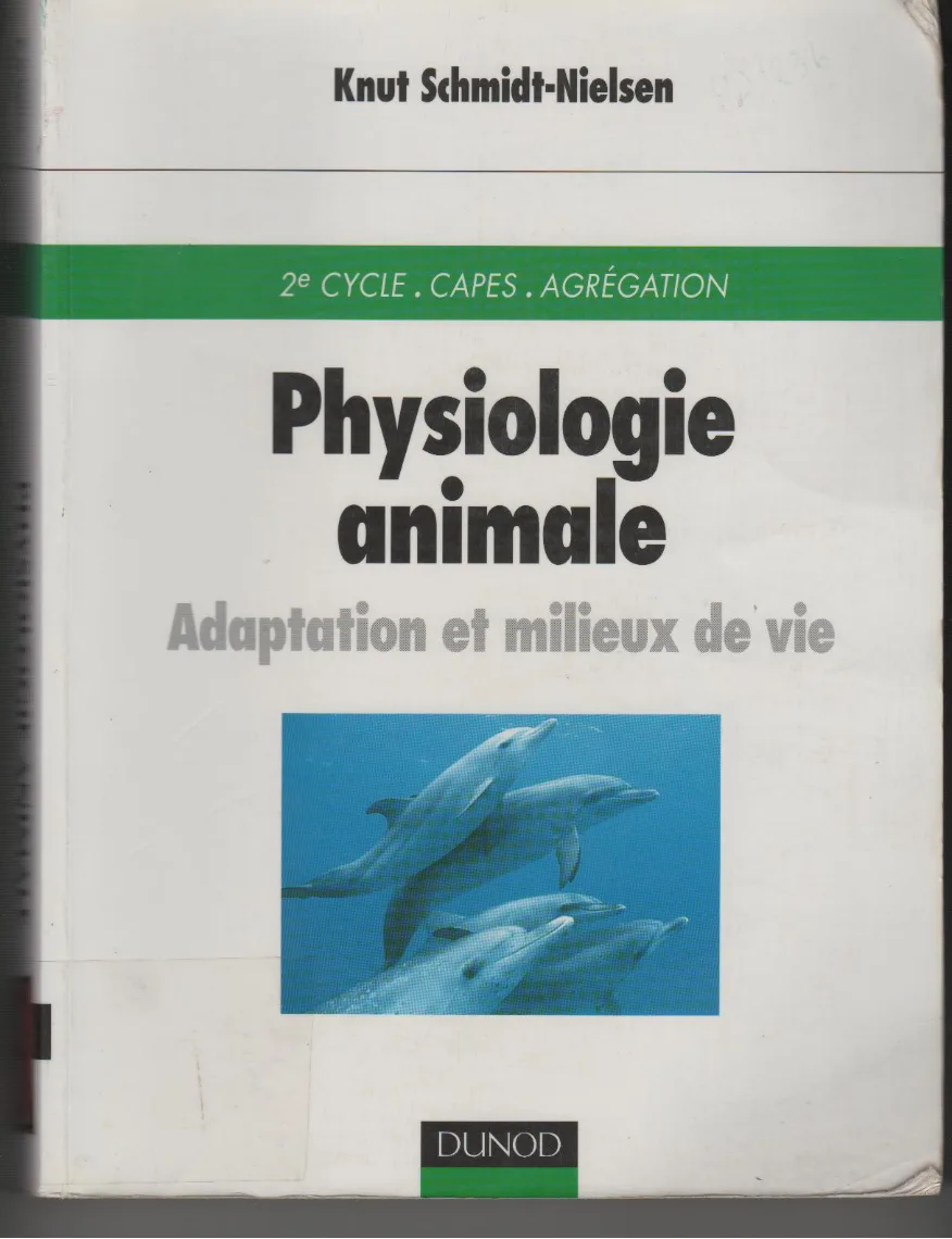 Couverture de Physiologie animale