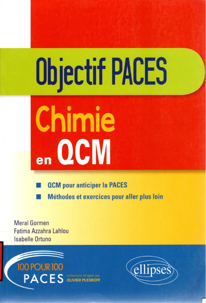 Couverture de Chimie en QCM