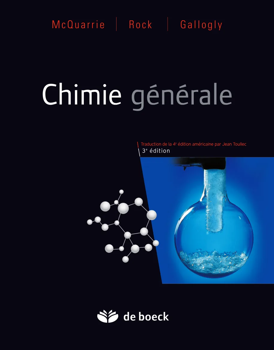 Couverture de Chimie générale