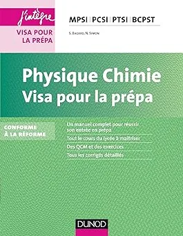 Couverture de Physique, Chimie Visa pour la prépa