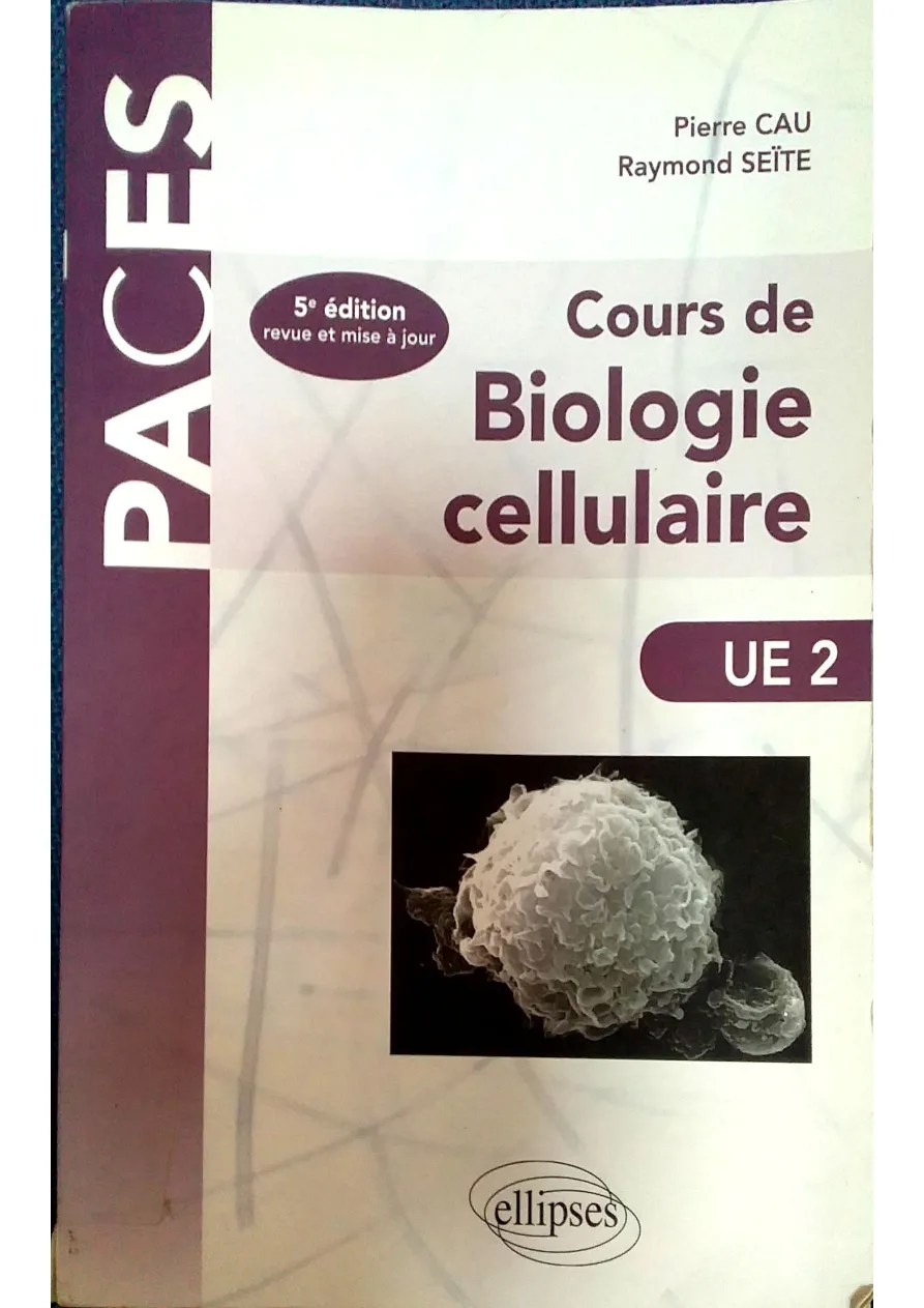 Couverture de Cours de biologie cellulaire