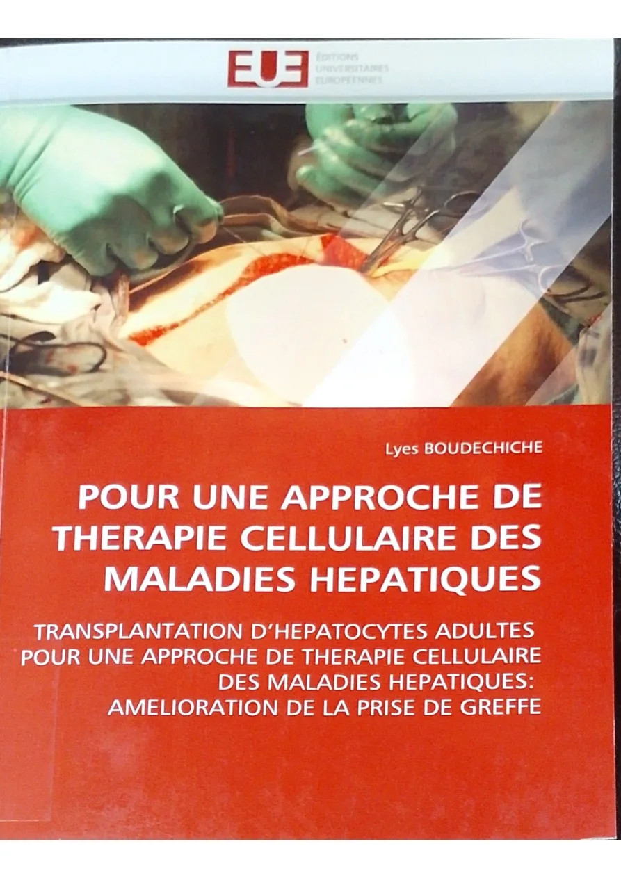 Couverture de Pour une approche de therapie cellulaire des maladies hepatiques