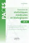 Couverture de Exercices de statistiques médicales et biologiques