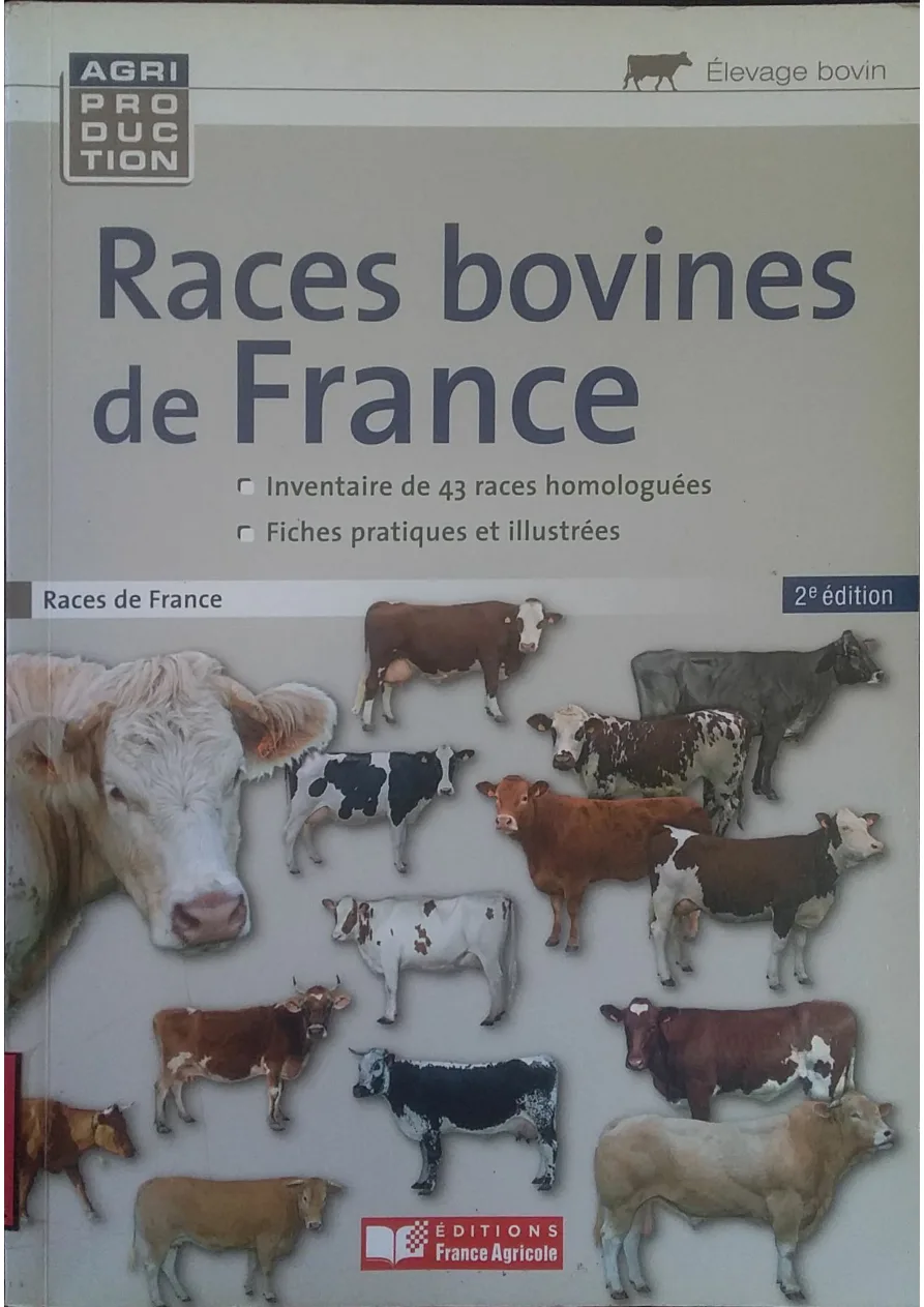 Couverture de Races bovines de France