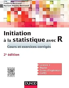 Couverture de Initiation à la statistique avec R