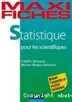 Couverture de Statistique en 80 fiches pour les scientifiques
