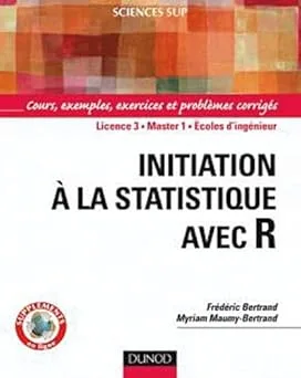 Couverture de Initiation à la statistique avec R