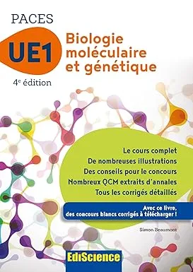 Couverture de Biologie moléculaire et génétique UE1