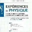 Couverture de Expériences de physique