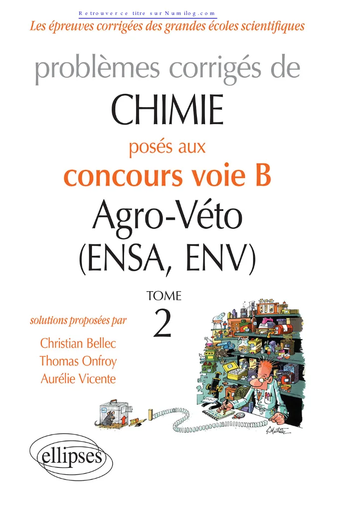 Couverture de Problémes corrigés de chemie
