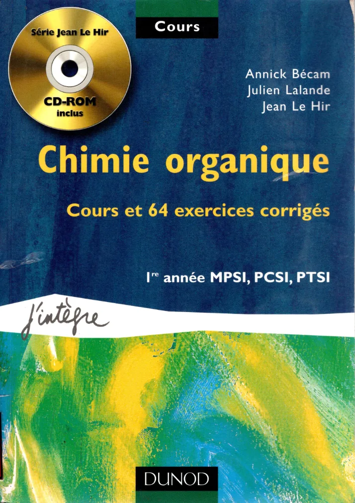 Couverture de Chimie organique