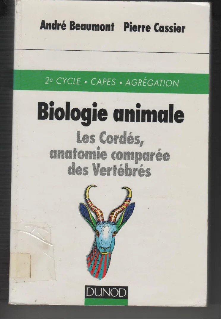 Couverture de Biologie animale