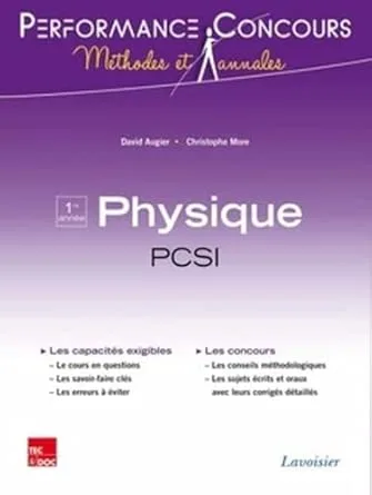 Couverture de PHYSIQUE PCSI