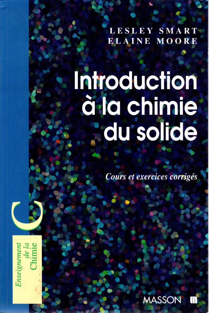 Couverture de Introduction à la chimie du solide