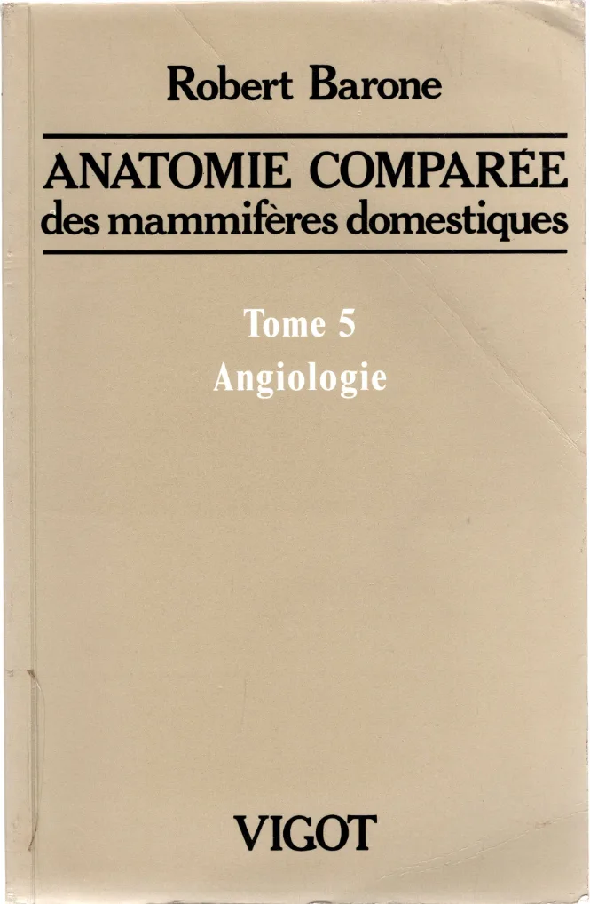 Couverture de Anatomie comparée des mammifères domestiques