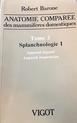 Couverture de Anatomie comparée des mammifères domestiques