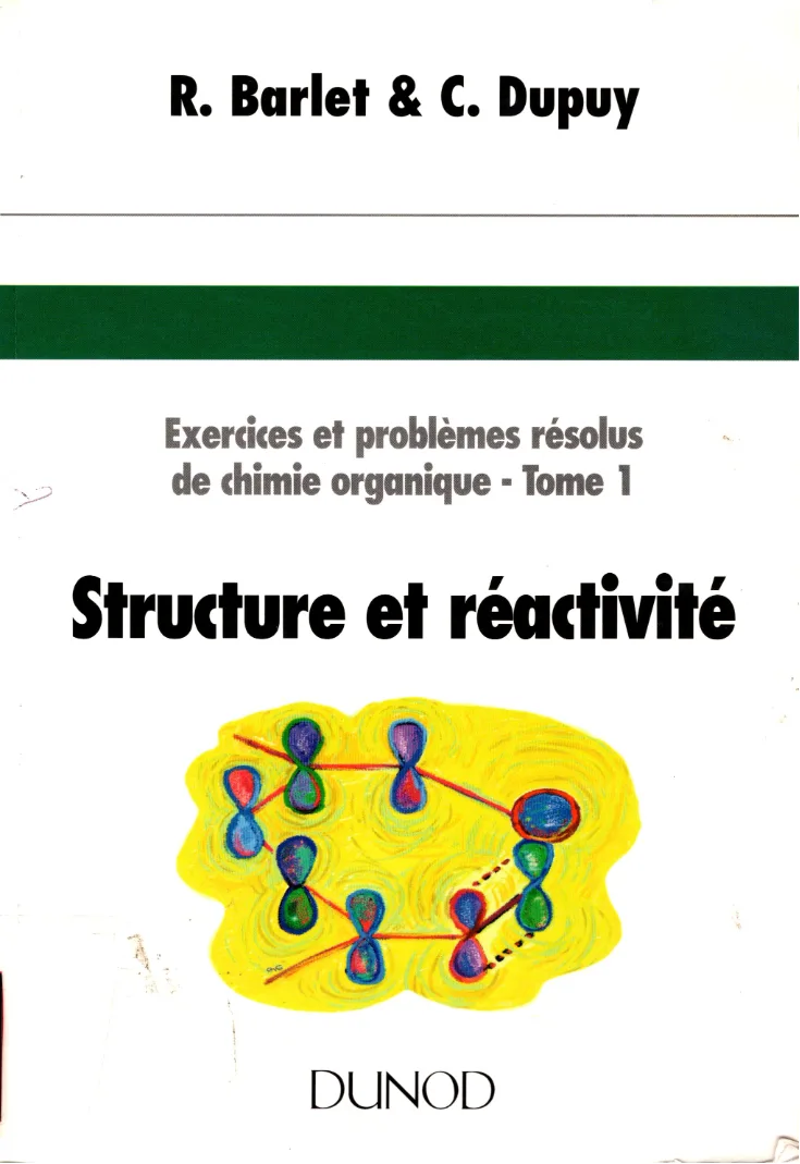 Couverture de Exercices et problèmes résolus de chimie organique