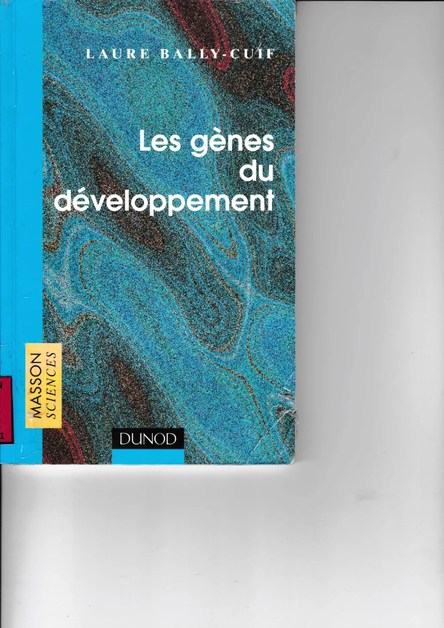 Couverture de Les gènes du développement