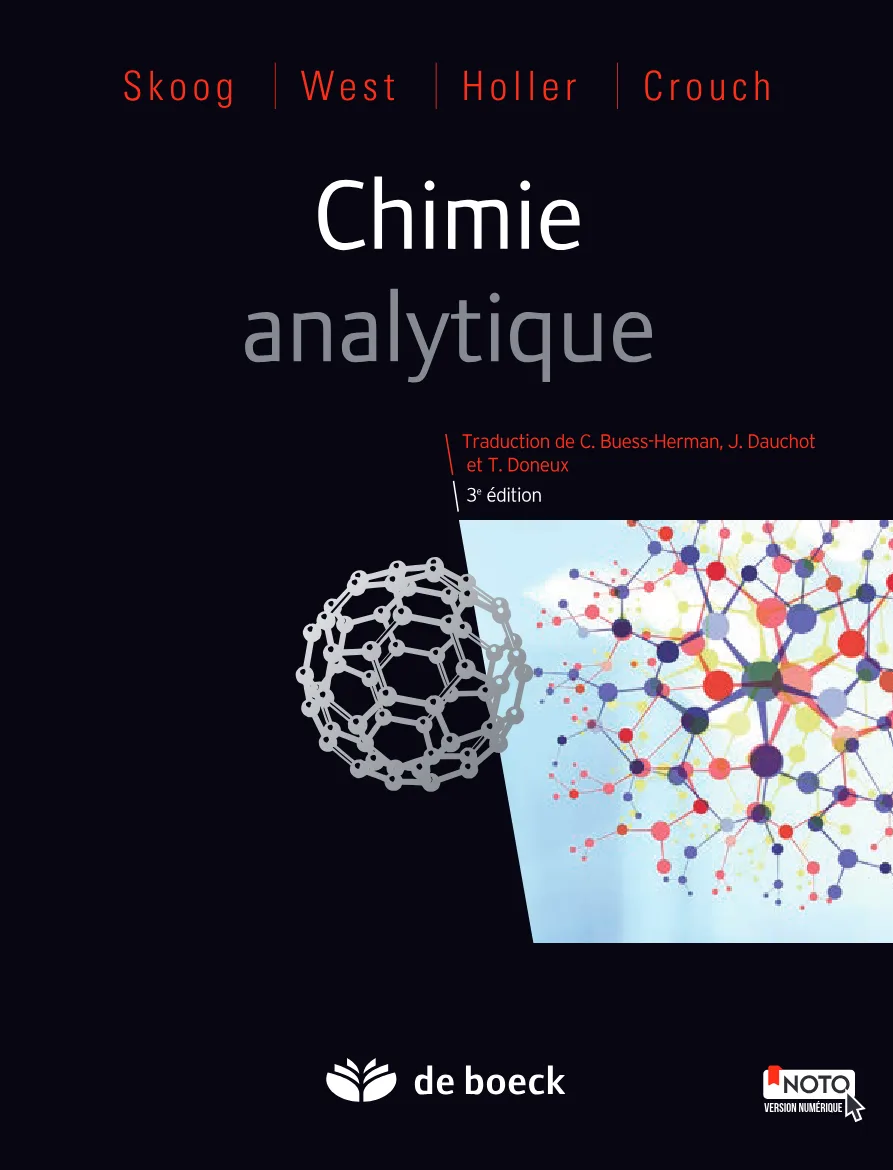 Couverture de Chimie analytique