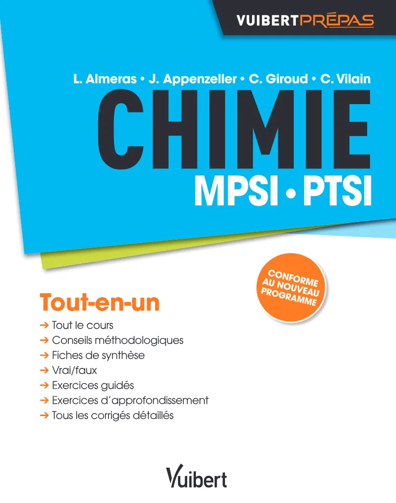 Couverture de Chimie MPSI-PTSI