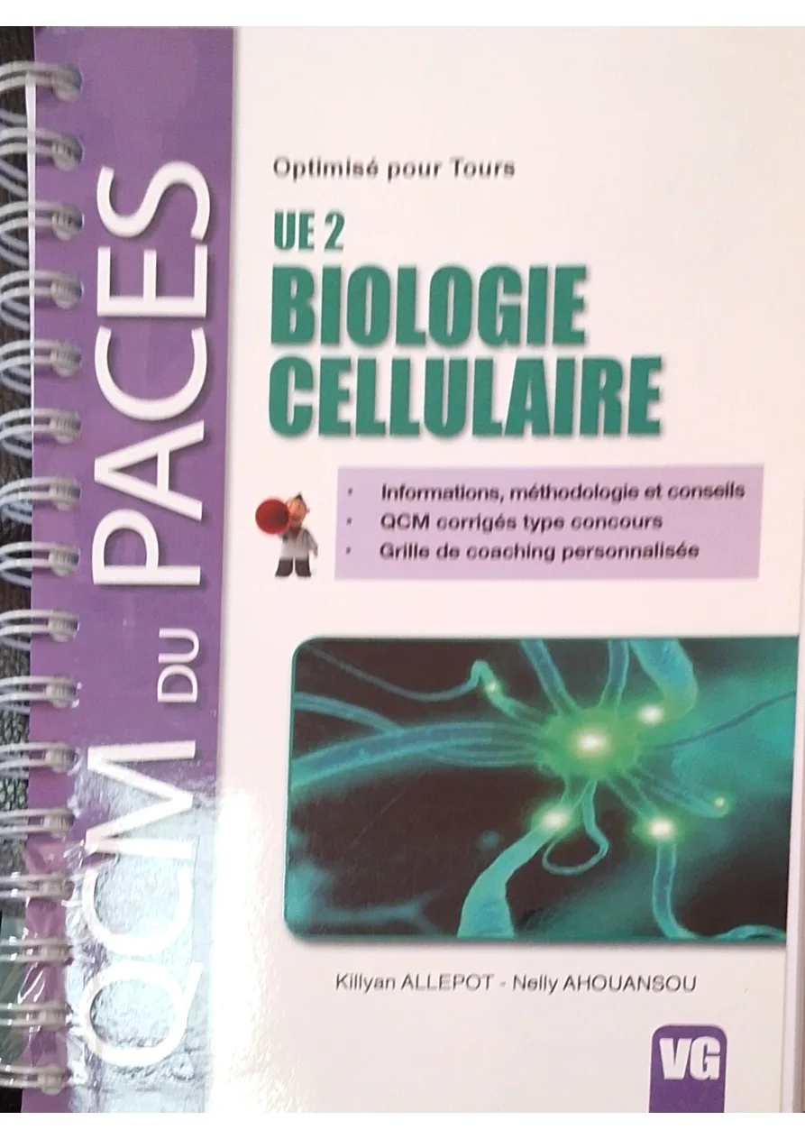 Couverture de Biologie cellulaire UE2