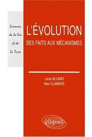 Couverture de L'évolution