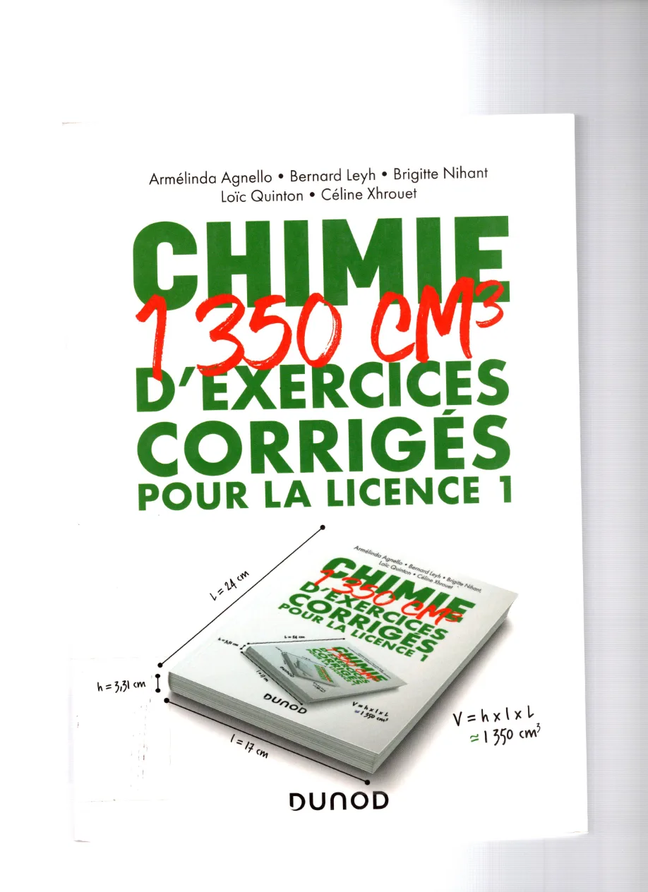 Couverture de Chimie