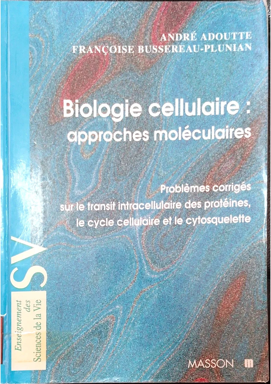 Couverture de Biologie cellulaire
