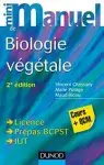 Couverture de mini manuel de biologie végétale
