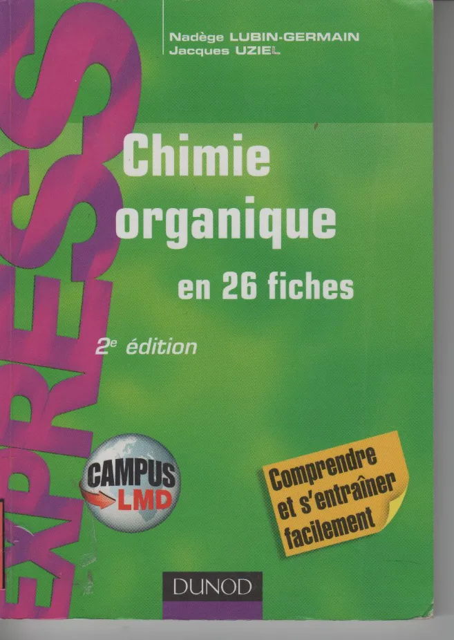 Couverture de Chimie oranique en 26 fiches