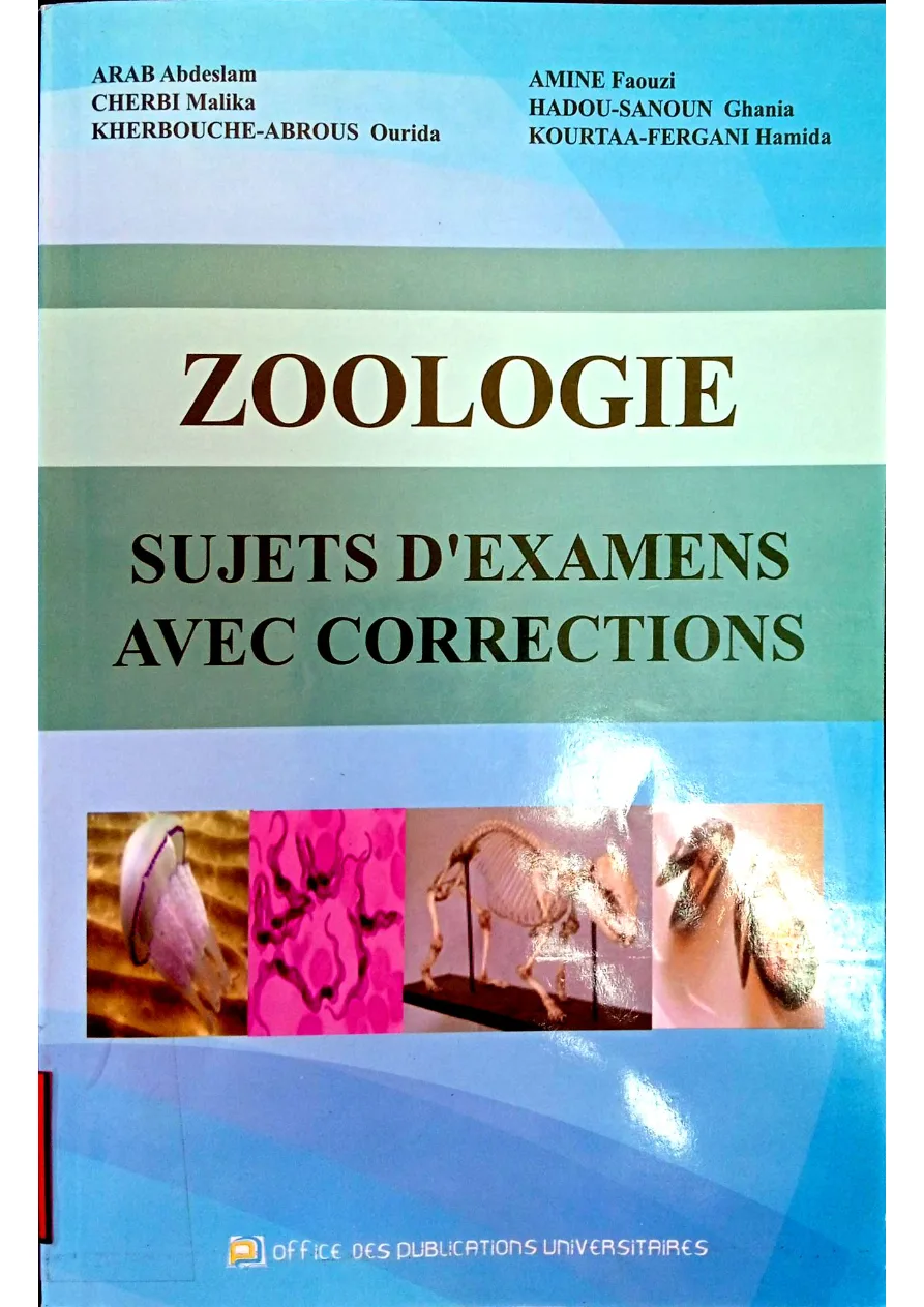 Couverture de ZOOLOGIE