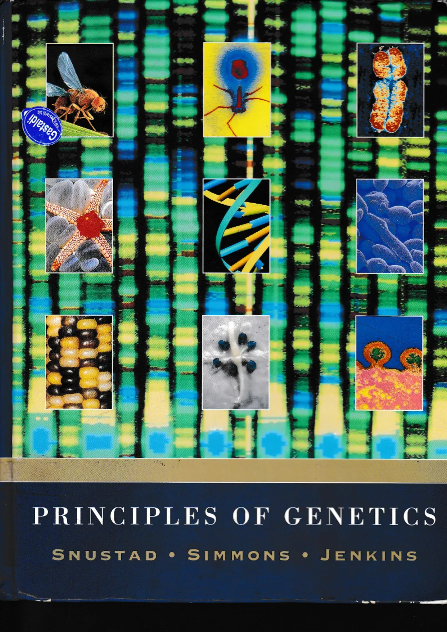 Couverture de Principles of genetics.