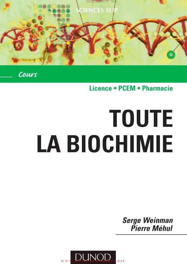 Couverture de Tout la biochimie