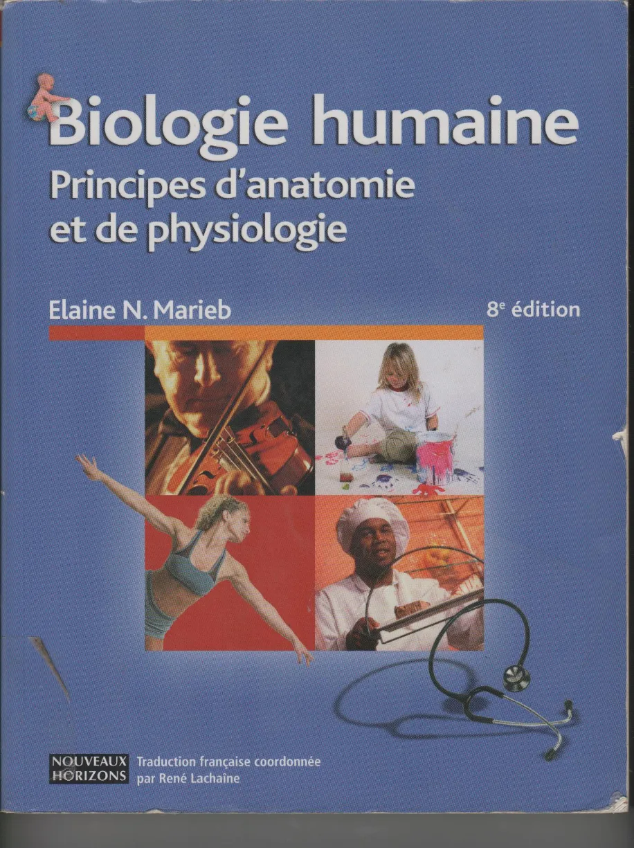 Couverture de Biologie humaine : principes d'anatomie et de physiologie
