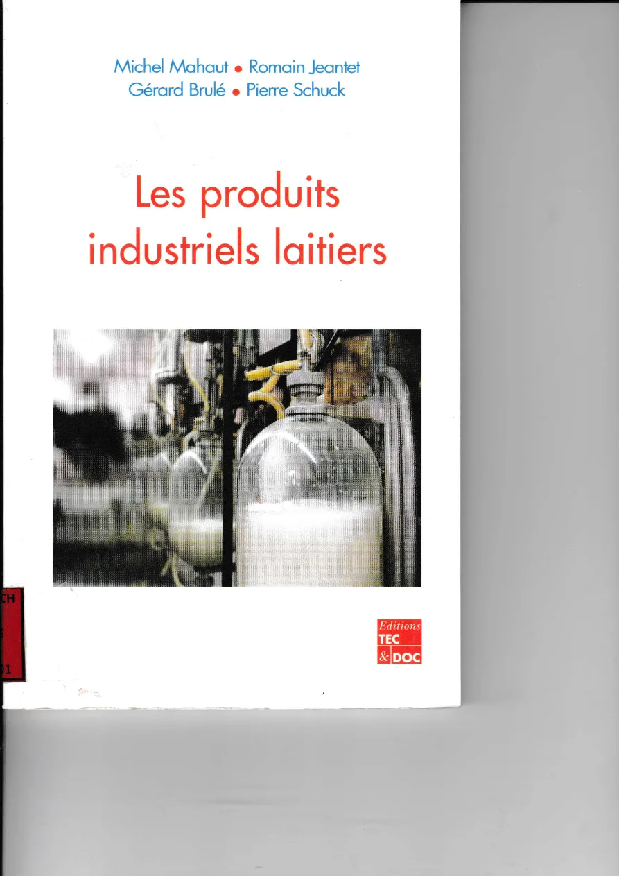 Couverture de Les produits industriels laitiérs