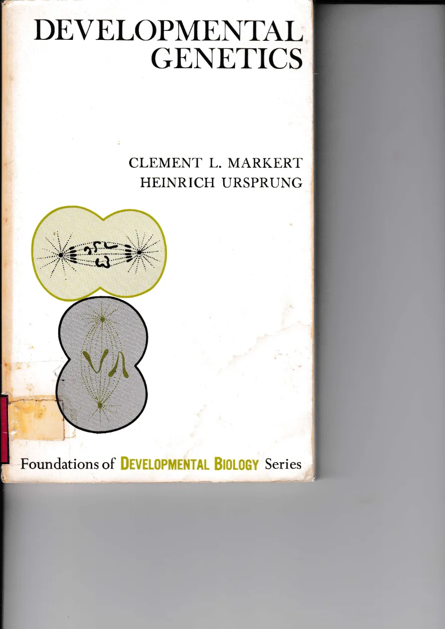 Couverture de Developmental genetics.